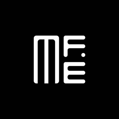 MFE harfli logo vektör tasarımı, MFE basit ve modern logo. MFE lüks alfabe tasarımı  