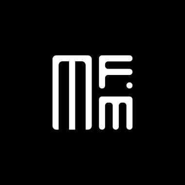 MFM harfli logo vektör tasarımı, MFM basit ve modern logo. MFM lüks alfabe tasarımı  