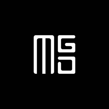MGD harfli logo vektör tasarımı, MGD basit ve modern logo. MGD lüks alfabe tasarımı  