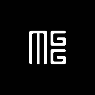 MGG harfli logo vektör tasarımı, MGG basit ve modern logo. MGG lüks alfabe tasarımı  