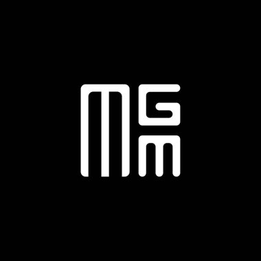 MGM harfli logo vektör tasarımı, MGM basit ve modern logo. MGM lüks alfabe tasarımı  
