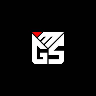 MGS harfli logo vektör tasarımı, MGS basit ve modern logo. MGS lüks alfabe tasarımı  