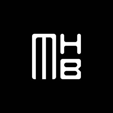 MHB harfli logo vektör tasarımı, MHB basit ve modern logo. MHB lüks alfabe tasarımı  