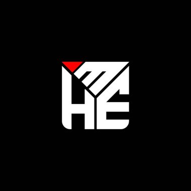 MHE harfli logo vektör tasarımı, MHE basit ve modern logo. MHE lüks alfabe tasarımı  
