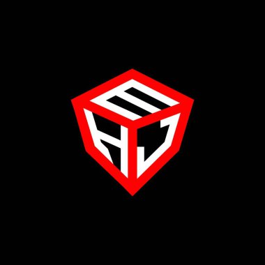 MHJ harfli logo vektör tasarımı, MHJ basit ve modern logo. MHJ lüks alfabe tasarımı  