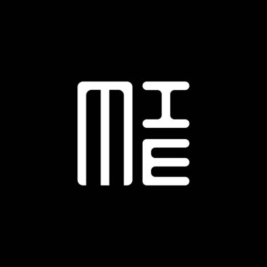 MIE harfli logo vektör tasarımı, MIE basit ve modern logo. MIE lüks alfabe tasarımı  