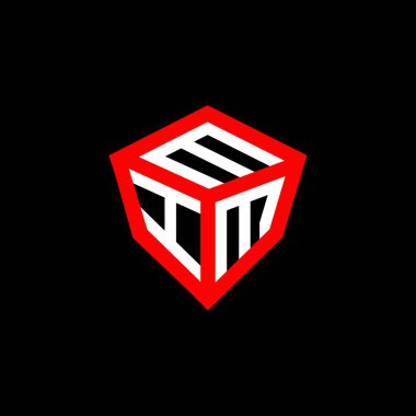 MIM harf logo vektör tasarımı, MIM basit ve modern logo. Mim lüks alfabe tasarımı  
