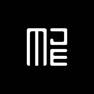 MJE harfli logo vektör tasarımı, MJE basit ve modern logo. MJE lüks alfabe tasarımı  