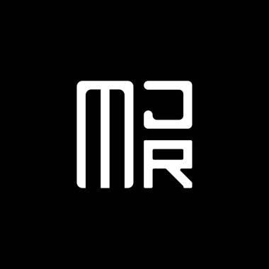 MJR harfli logo vektör tasarımı, MJR basit ve modern logo. MJR lüks alfabe tasarımı  