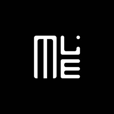 MLE harfli logo vektör tasarımı, MLE basit ve modern logo. MLE lüks alfabe tasarımı  