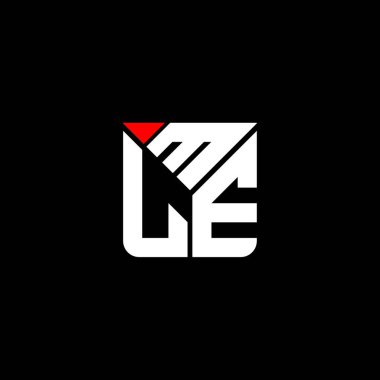 MLE harfli logo vektör tasarımı, MLE basit ve modern logo. MLE lüks alfabe tasarımı  