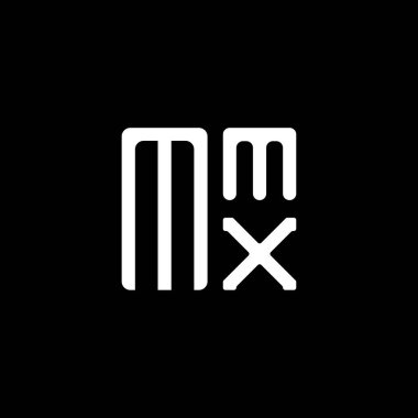 MMX harfli logo vektör tasarımı, MMX basit ve modern logo. MMX lüks alfabe tasarımı  