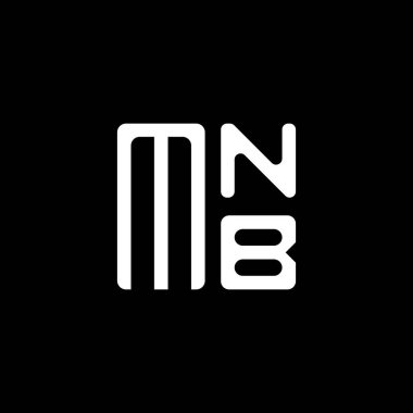 MNB harfli logo vektör tasarımı, MNB basit ve modern logo. MNB lüks alfabe tasarımı  
