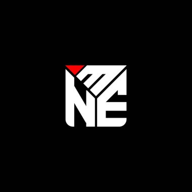 MNE harfli logo vektör tasarımı, basit ve modern MNE logosu. MNE lüks alfabe tasarımı  