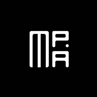MPA harfi logo vektör tasarımı, MPA basit ve modern logo. MPA lüks alfabe tasarımı  