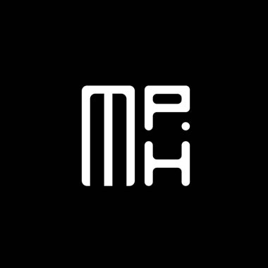 MPH harfli logo vektör tasarımı, MPH basit ve modern logo. MPH lüks alfabe tasarımı  