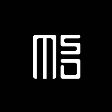 MSD harfli logo vektör tasarımı, basit ve modern MSD logosu. MSD lüks alfabe tasarımı  