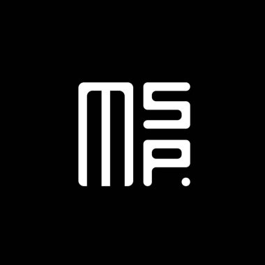 MSP harfli logo vektör tasarımı, basit ve modern MSP logosu. MSP lüks alfabe tasarımı  