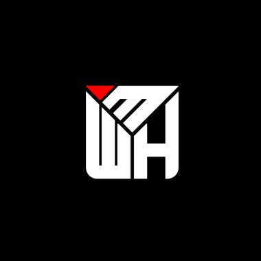 MWH harfli logo vektör tasarımı, MWH basit ve modern logo. MWH lüks alfabe tasarımı  