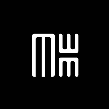 MWM harfli logo vektör tasarımı, MWM basit ve modern logo. MWM lüks alfabe tasarımı  