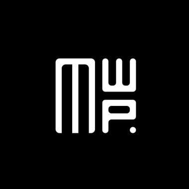 MWP harfli logo vektör tasarımı, basit ve modern MWP logosu. MWP lüks alfabe tasarımı  