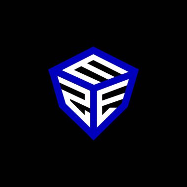 MZE harfli logo vektör tasarımı, MZE basit ve modern logo. MZE lüks alfabe tasarımı  