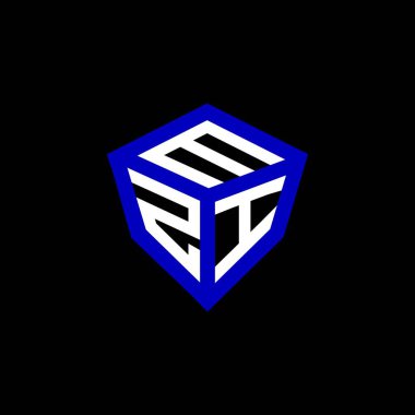 MZI harfli logo vektör tasarımı, MZI basit ve modern logo. MZI lüks alfabe tasarımı  