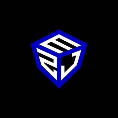 MZJ harfli logo vektör tasarımı, MZJ basit ve modern logo. MZJ lüks alfabe tasarımı  