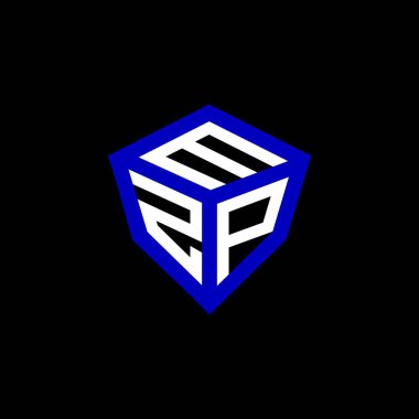 MZP harfi logo vektör tasarımı, MZP basit ve modern logo. MZP lüks alfabe tasarımı  