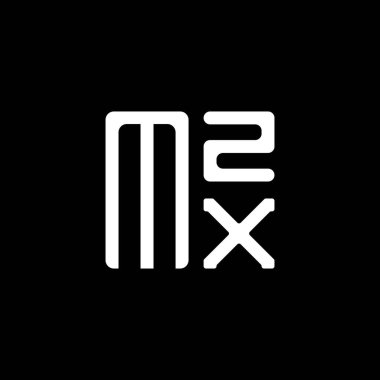 MZX harfli logo vektör tasarımı, MZX basit ve modern logo. MZX lüks alfabe tasarımı  