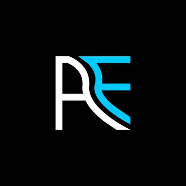 AF harfli logo vektör tasarımı, AF basit ve modern logo. AF lüks alfabe tasarımı  