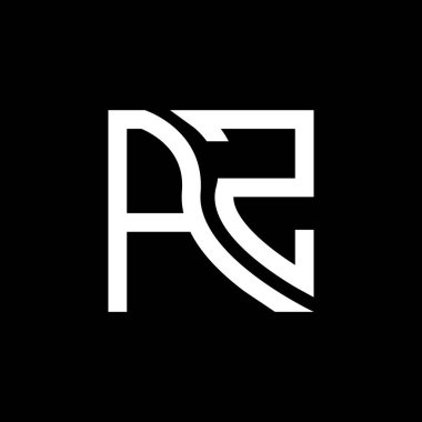 AZ harfli logo vektör tasarımı, AZ basit ve modern logo. AZ lüks alfabe tasarımı  