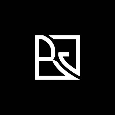 BJ harfli logo vektör tasarımı, BJ basit ve modern logo. BJ lüks alfabe tasarımı  
