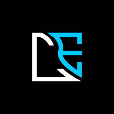 CE harfli logo vektör tasarımı, CE basit ve modern logosu. CE lüks alfabe tasarımı  