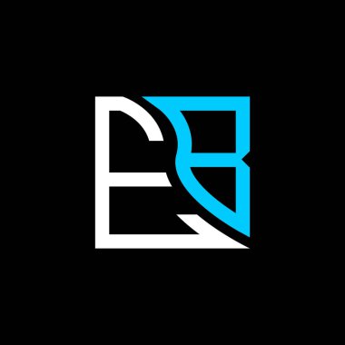 EB harfli logo vektör tasarımı, EB basit ve modern logo. EB lüks alfabe tasarımı  