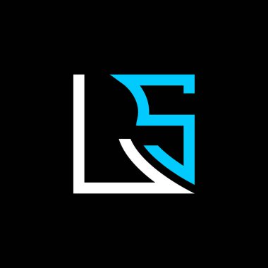LS harfi logo vektör tasarımı, LS basit ve modern logo. LS lüks alfabe tasarımı  