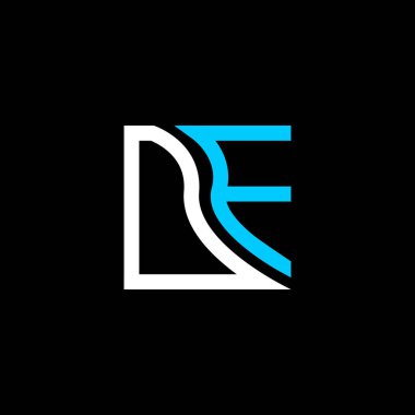 Basit ve modern logonun harf logosu tasarımı. Lüks alfabe dizaynının  