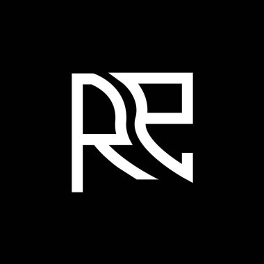 RP harfli logo vektör tasarımı, RP basit ve modern logo. RP lüks alfabe tasarımı  