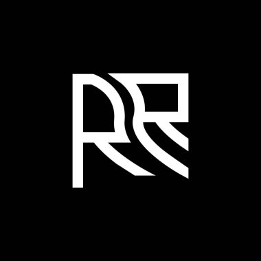 RR harfli logo vektör tasarımı, RR basit ve modern logo. RR lüks alfabe tasarımı  