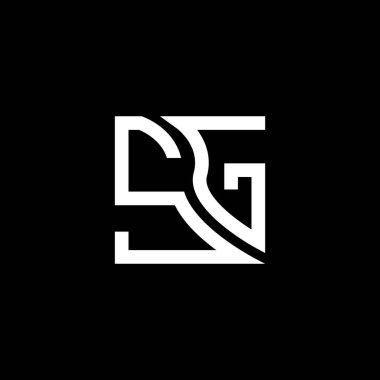 SG harfli logo vektör tasarımı, SG basit ve modern logo. SG lüks alfabe tasarımı  