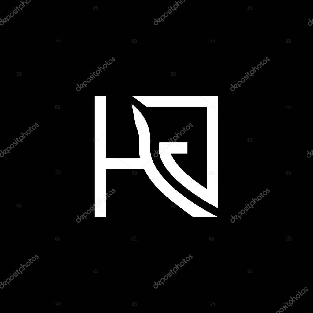HJ letter logo vector design, HJ simple and modern logo. HJ luxurious alphabet design