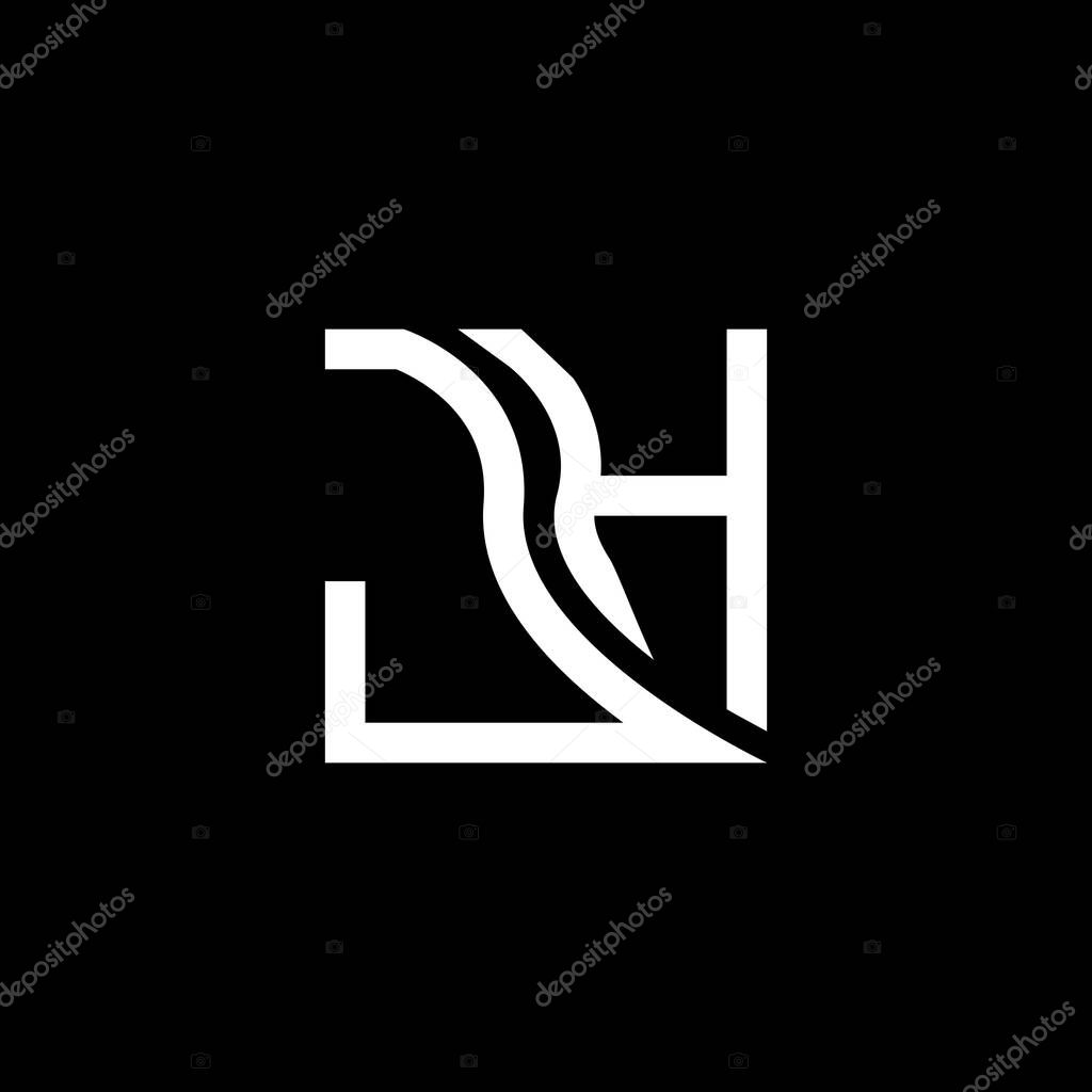 JH letter logo vector design, JH simple and modern logo. JH luxurious alphabet design