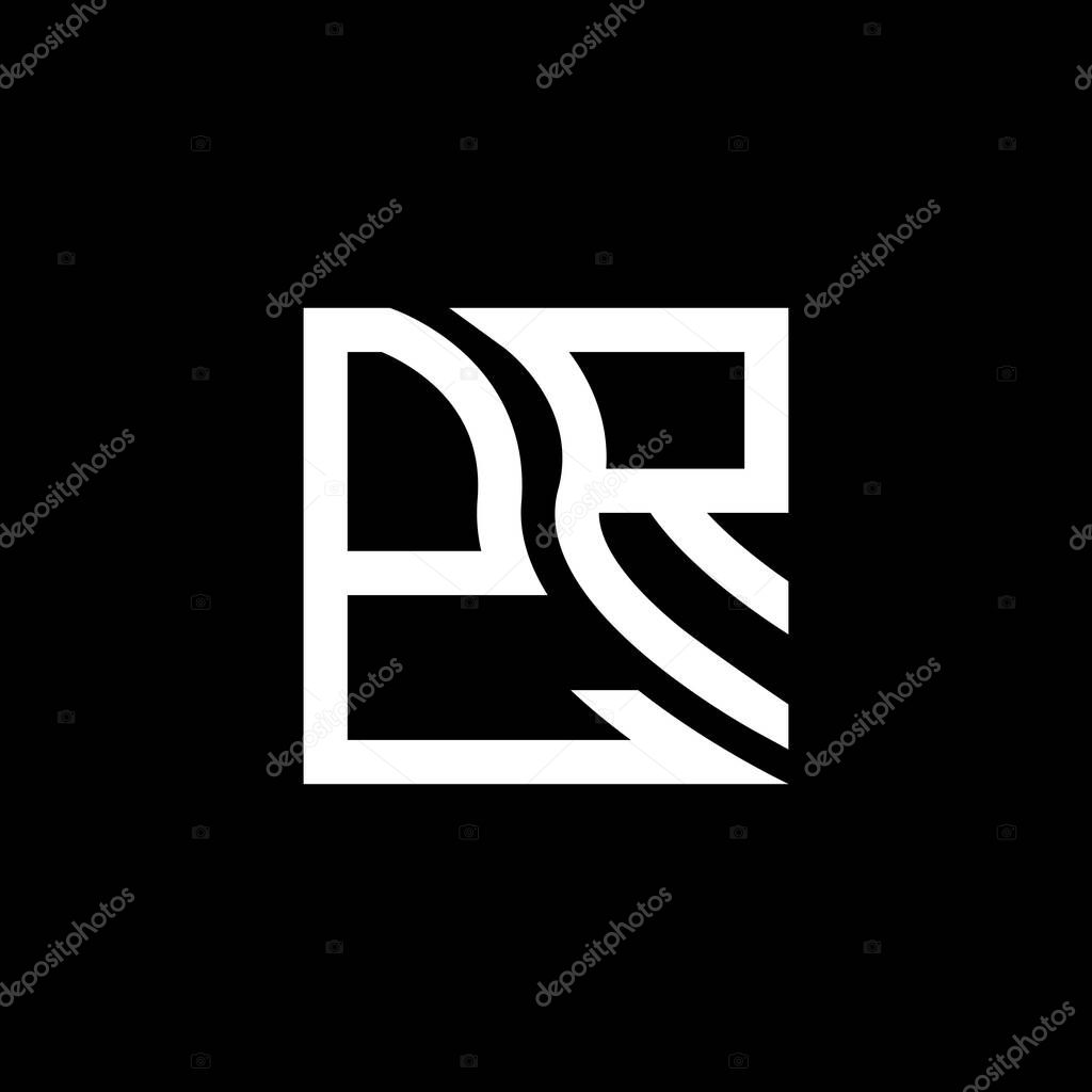 PR letter logo vector design, PR simple and modern logo. PR luxurious alphabet design