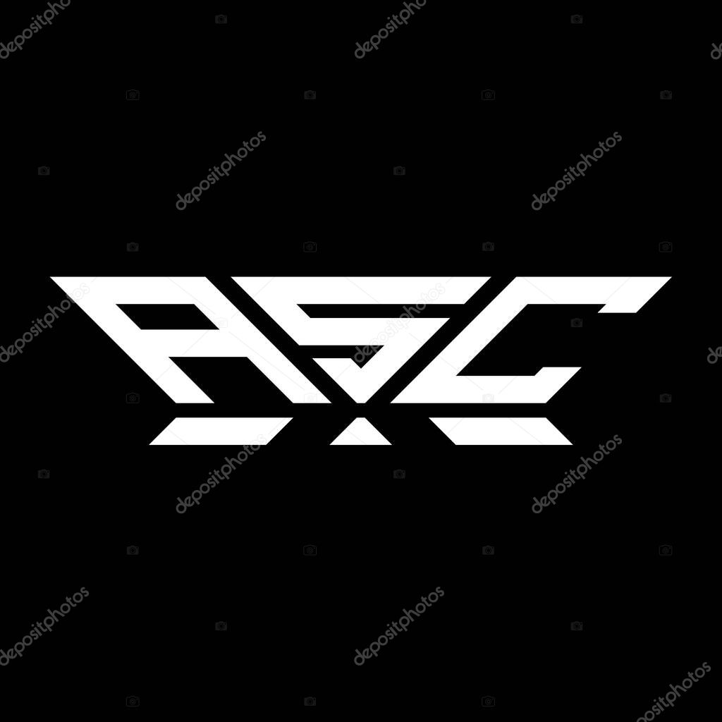 ASC letter logo vector design, ASC simple and modern logo. ASC luxurious alphabet design