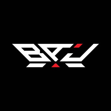 BAJ harfli logo vektör tasarımı, BAJ basit ve modern logo. BAJ lüks alfabe tasarımı  