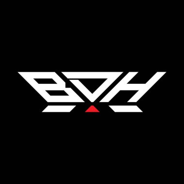 BDH harfi logo vektör tasarımı, BDH basit ve modern logo. BDH lüks alfabe tasarımı  