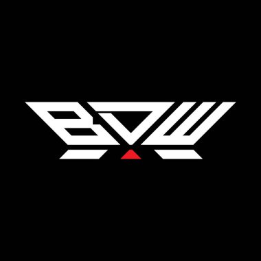 BDW harfli logo vektör tasarımı, BDW basit ve modern logo. BDW lüks alfabe tasarımı  