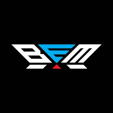 BEM harfli logo vektör tasarımı, BEM basit ve modern logo. BEM lüks alfabe tasarımı  