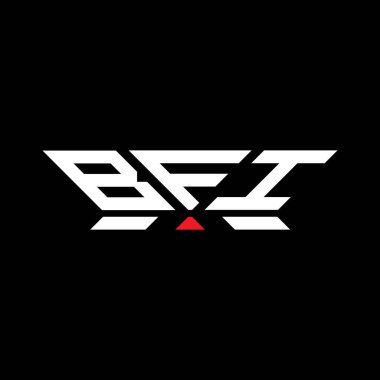 BFI harfi logo vektör tasarımı, BFI basit ve modern logo. BFI lüks alfabe tasarımı  