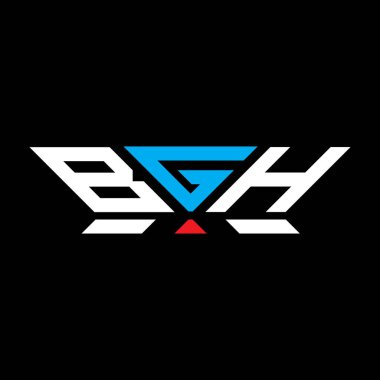 BGH harfli logo vektör tasarımı, BGH basit ve modern logo. BGH lüks alfabe tasarımı  